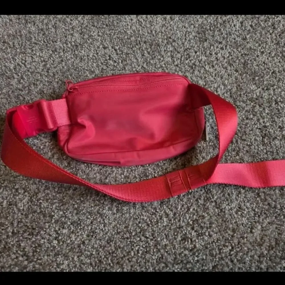 Lululemon Everywhere Belt Bag Pink Red Crossbody Fanny Pack Waist Bag